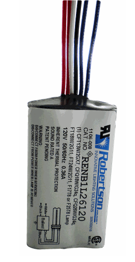 Robertson RENB1L26120  A  26W CFL Ballast - 1 Side Leads Online now