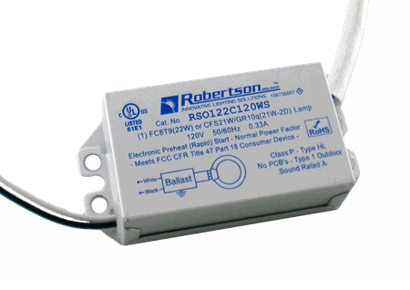 Robertson RSO122C120WS Circline or 2D Ballast 22W - 120V For Discount