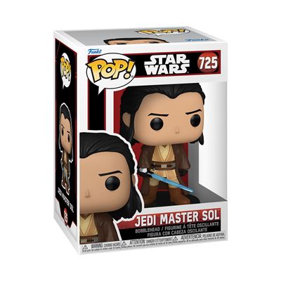 Funko Pop! Figura de Vinyl com Cabeça Oscilante Star Wars: Jedi Master Sol - 725 Online Sale