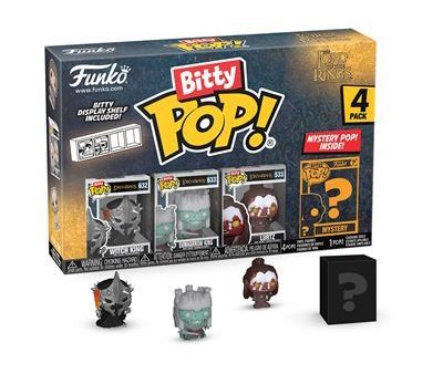 Funko Bitty Pop! Figura de Vinyl The Lord of the Rings: Witch King - Pack de 4 | Inclui Figura Mistério Fashion