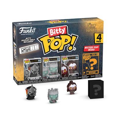 Funko Bitty Pop! Figura de Vinyl The Lord of the Rings: Witch King - Pack de 4 | Inclui Figura Mistério Fashion