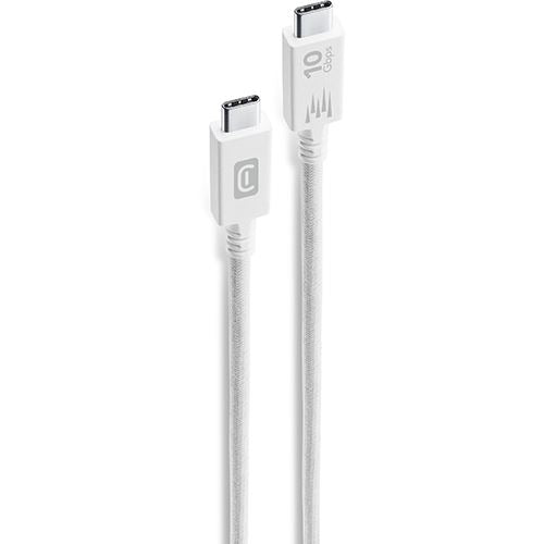 Cabo USB-C Cellular Line Fast Transfer 1.5m - Branco Online Hot Sale