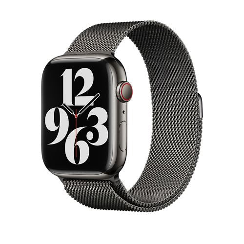 Bracelete Apple Loop Milanesa para Apple Watch 45mm - Grafite Fashion