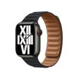 Bracelete de Elos em Pele Apple Watch 41mm S M- Meia Noite For Discount