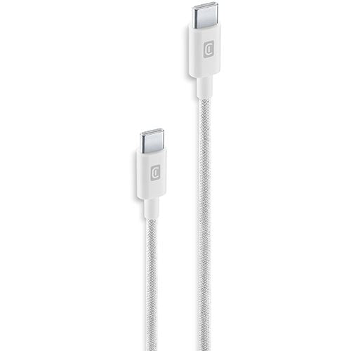 Cabo Entrançado USB-C Cellular Line Power 2.5m - Branco Hot on Sale