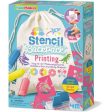 Saco Mochila para Pintar Kidzmaker Stencil Backpack Printing - 4M | Sig Toys Sale