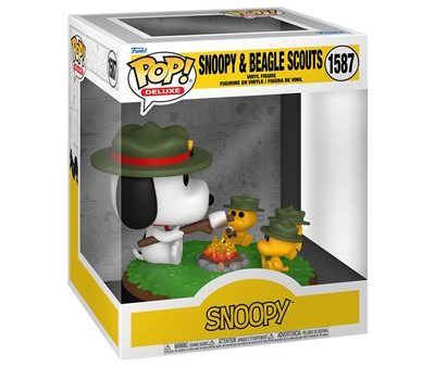 Funko Pop! Deluxe Figura de Vinyl Peanuts Snoopy & Beagle Scouts - 1587 Sale