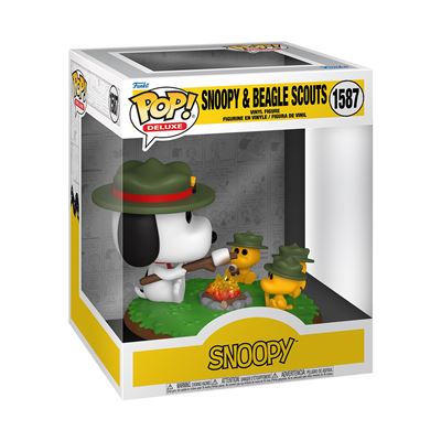 Funko Pop! Deluxe Figura de Vinyl Peanuts Snoopy & Beagle Scouts - 1587 Sale