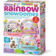 Arco-Íris KidzMaker Glitter Rainbow Snow Dome - 4M | Sig Toys For Cheap