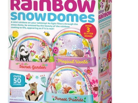 Arco-Íris KidzMaker Glitter Rainbow Snow Dome - 4M | Sig Toys For Cheap