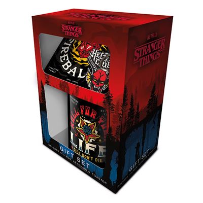 Gift Set Stranger Things: Hellfire - Pack Caneca + Base + Porta-Chaves Supply