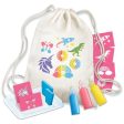 Saco Mochila para Pintar Kidzmaker Stencil Backpack Printing - 4M | Sig Toys Sale