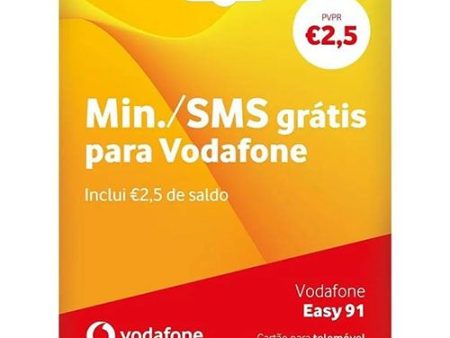 Cartão SIM Vodafone Easy 91 2.50€ + 10€ on Sale