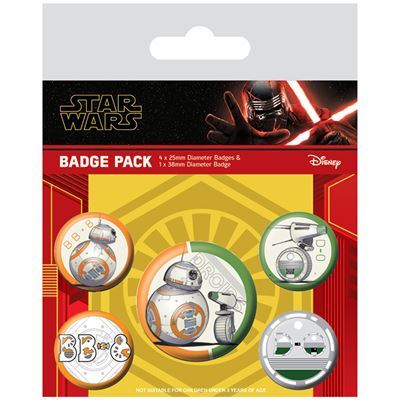 Crachá Star Wars-Droids - Pack de 5 Unidades - Pyramid International Online now