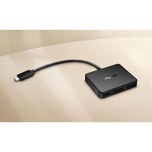 Adaptador HUB USB-C Asus DC100 - Preto Hot on Sale