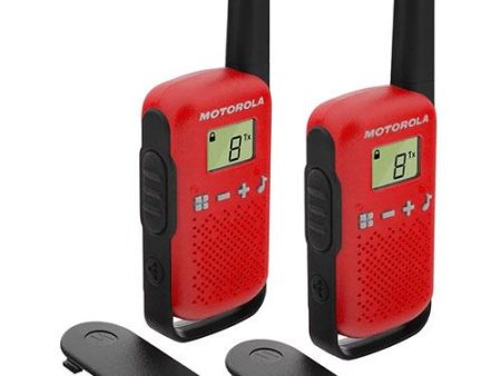 Walkie Talkie Motorola TLKR T42 - Vermelho For Sale