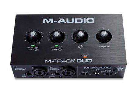 Placa Som M-Track Duo USB M-Audio Sale