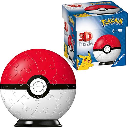 Puzzle 3D Pokémon Pokeball - Ravensburger Online Hot Sale