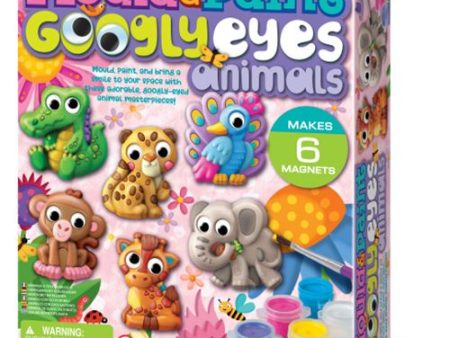 Molda e Pinta: Animais - Googly Eyes Animals - 4M | Sig Toys Online now