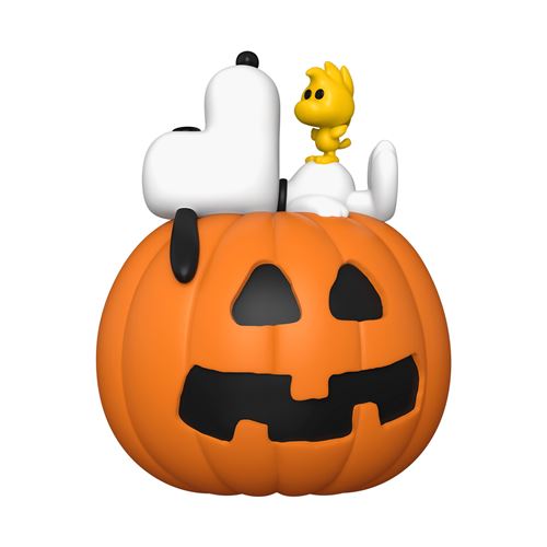 Funko Pop! Deluxe Figura de Vinyl Peanuts Snoopy & Woodstock with Pumpkin  - 1589 Online