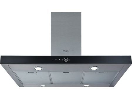 Exaustor para Ilha Whirlpool AKR 504 IX | 100x60 cm | 581 m³ h | 69 dB | B | Aço inoxidável For Discount