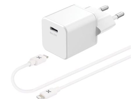 Carregador WeFix  + Cabo USB-C para Lightning - Branco Fashion