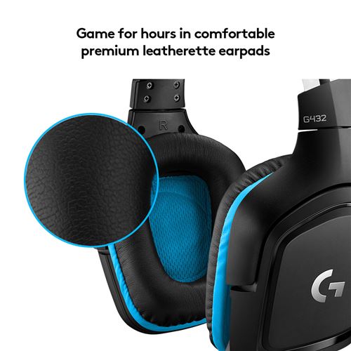 Auscultadores Logitech G432 7.1 Gaming com Microfone Hot on Sale