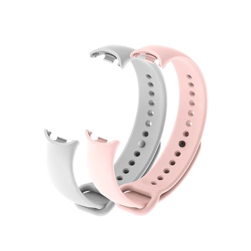 Pack Braceletes 4-OK para Pulseira de Atividade Xiaomi Mi Band 8 - 2 Unidades - Rosa  Branca Discount