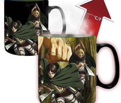 Caneca Muda de Cor Attack On Titan: Titan Eren Season 3 460ml - ABYstyle Sale