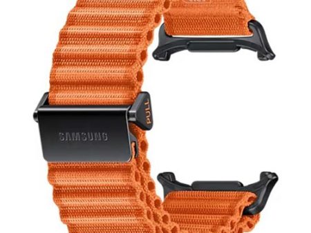 Bracelete de Tecido Samsung para Galaxy Watch Ultra - Laranja Discount